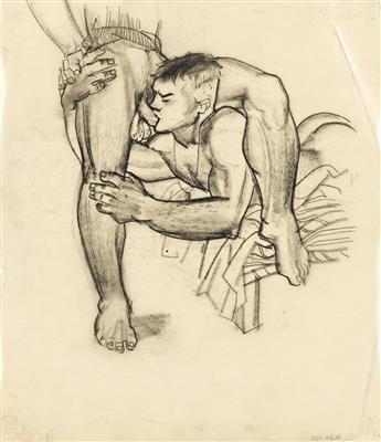 AVEL DE KNIGHT (1923-1995) Four Drawings.